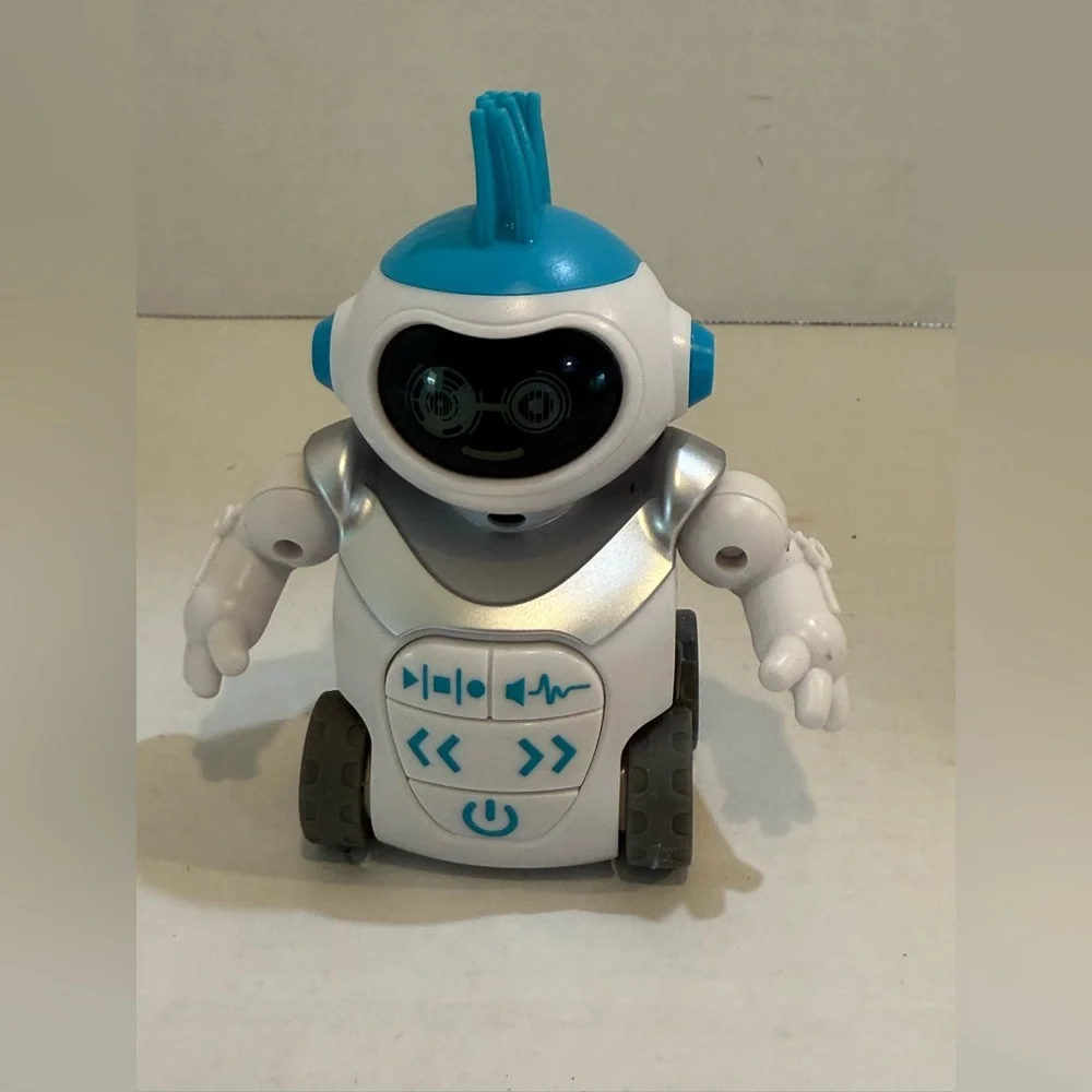 HEXBUG MoBots Ramblez Voice‎ Changing Sidekick Blue~Lights, Sounds Robot Tested